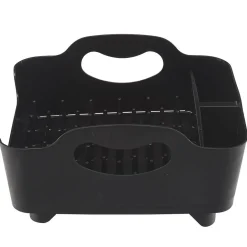 Égouttoir à vaisselle 3 compartiments noir