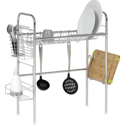 Égouttoir étagère à vaisselle dessus évier