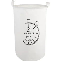 Grande panière en tissus forme tube