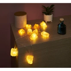 Guirlande Pierre de sel 10 LED L.2 m