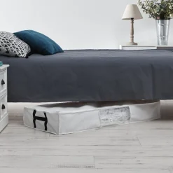 Housse de rangement dessous de lit avec sac vide air intégré