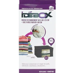 Housse de rangement et sac à vide air 40 L