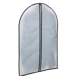 Housse pour vêtement blanc et noir