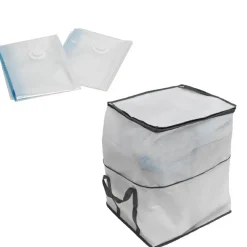Housse sous vide taille M x2 avec housse de rangement tissus