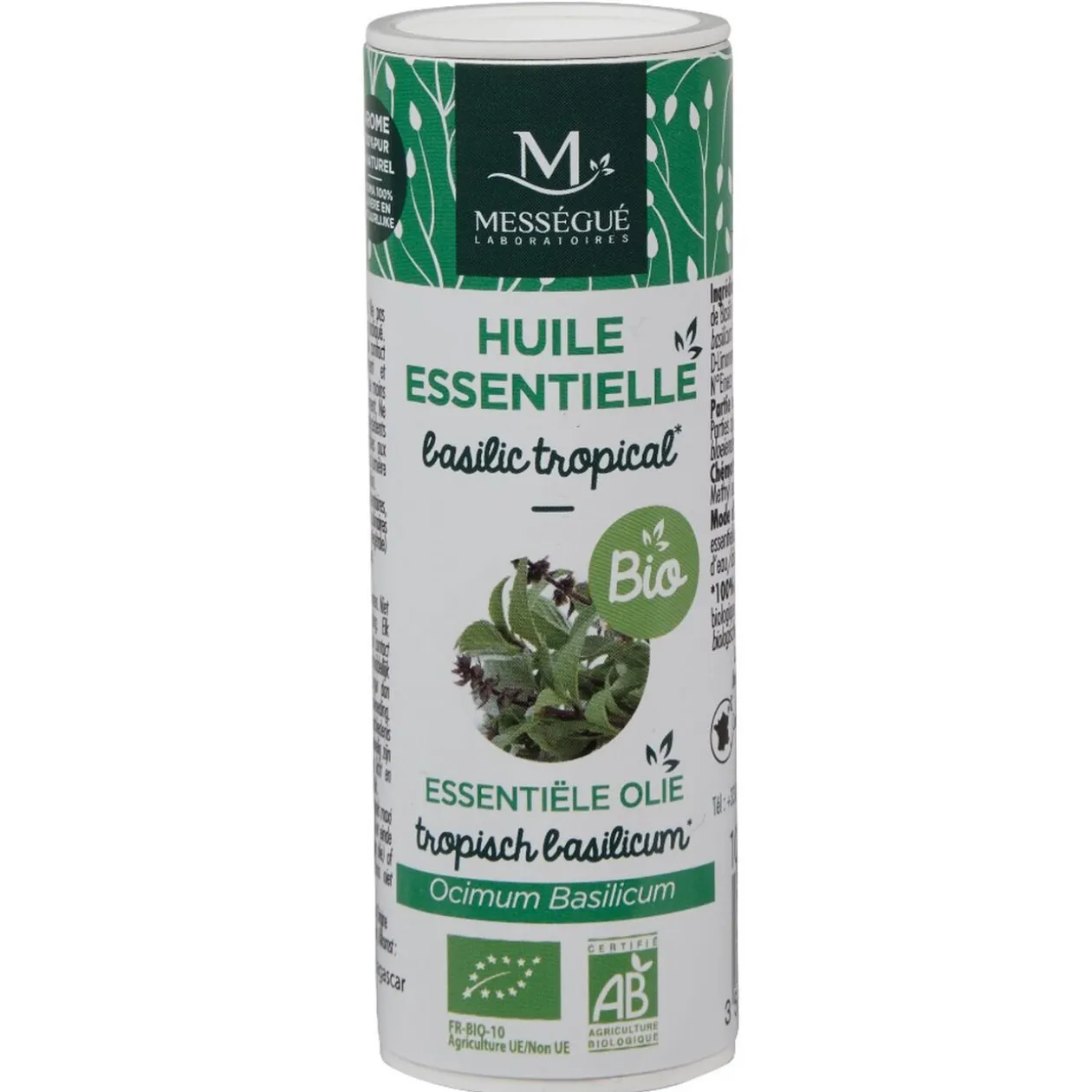 Huile essentielle Basilic Bio 10ML Mességué