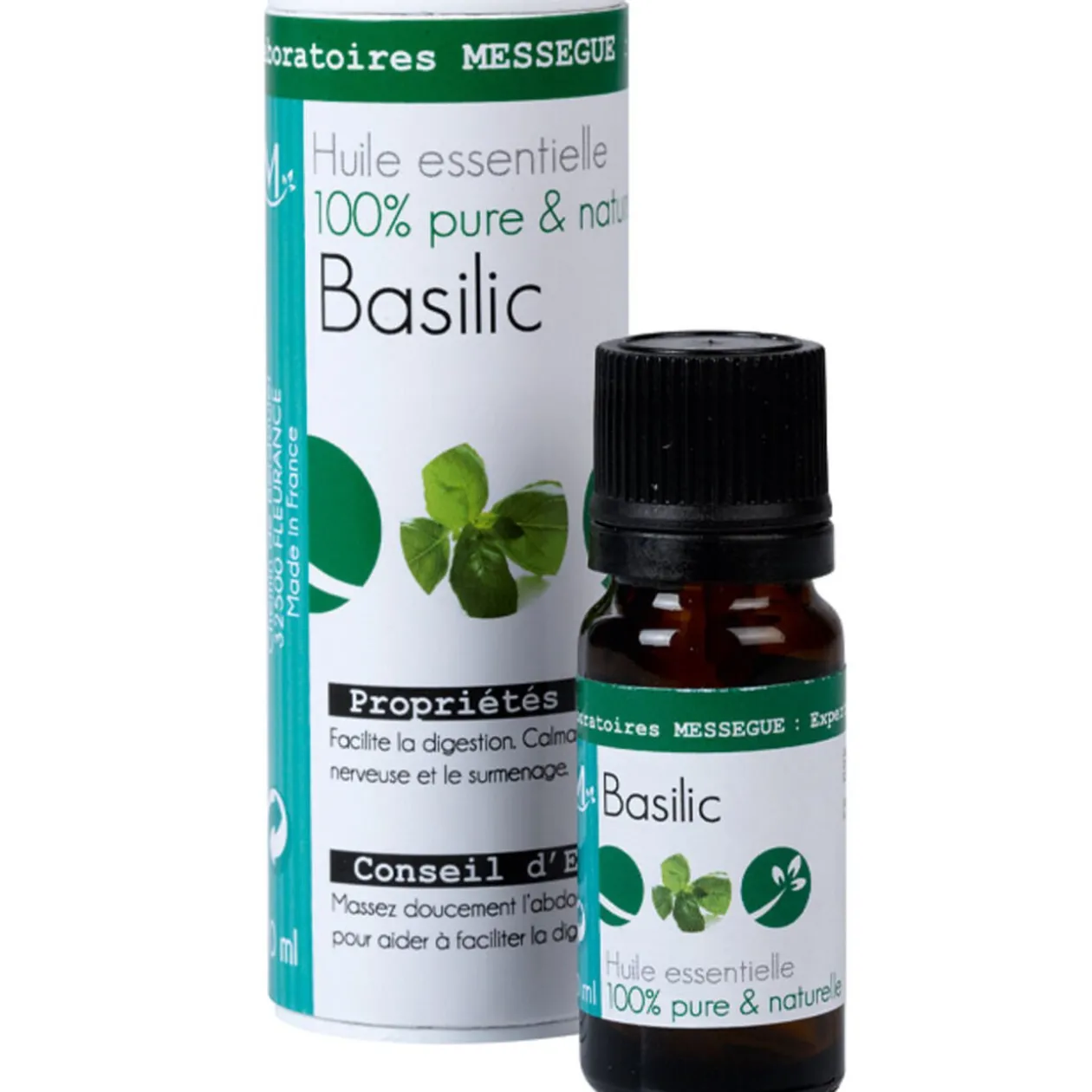 Huile essentielle de basilic Mességué