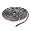 Joint brosse adhésif d'isolation pour porte et fenêtre 9mmx6m noir