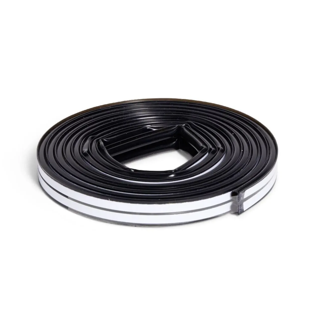 Joint d'isolation adhésif silicone plat pour porte et fenêtre 6m noir