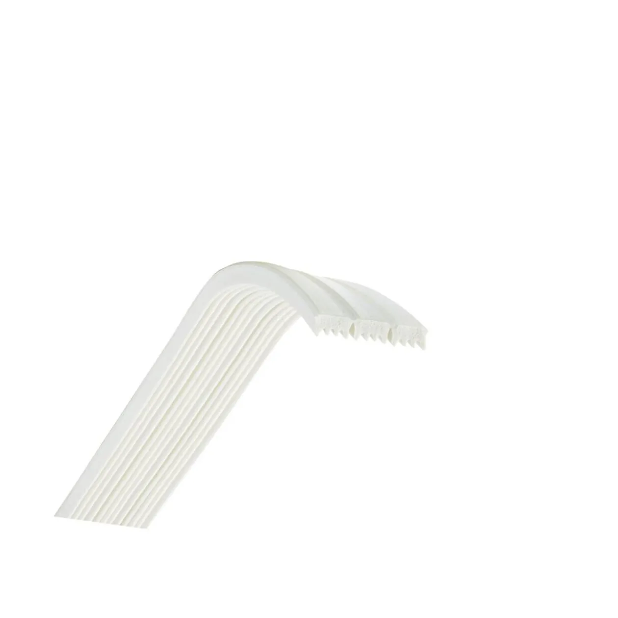 Joint d'isolation adhésif silicone plat pour porte et fenêtre 6m blanc