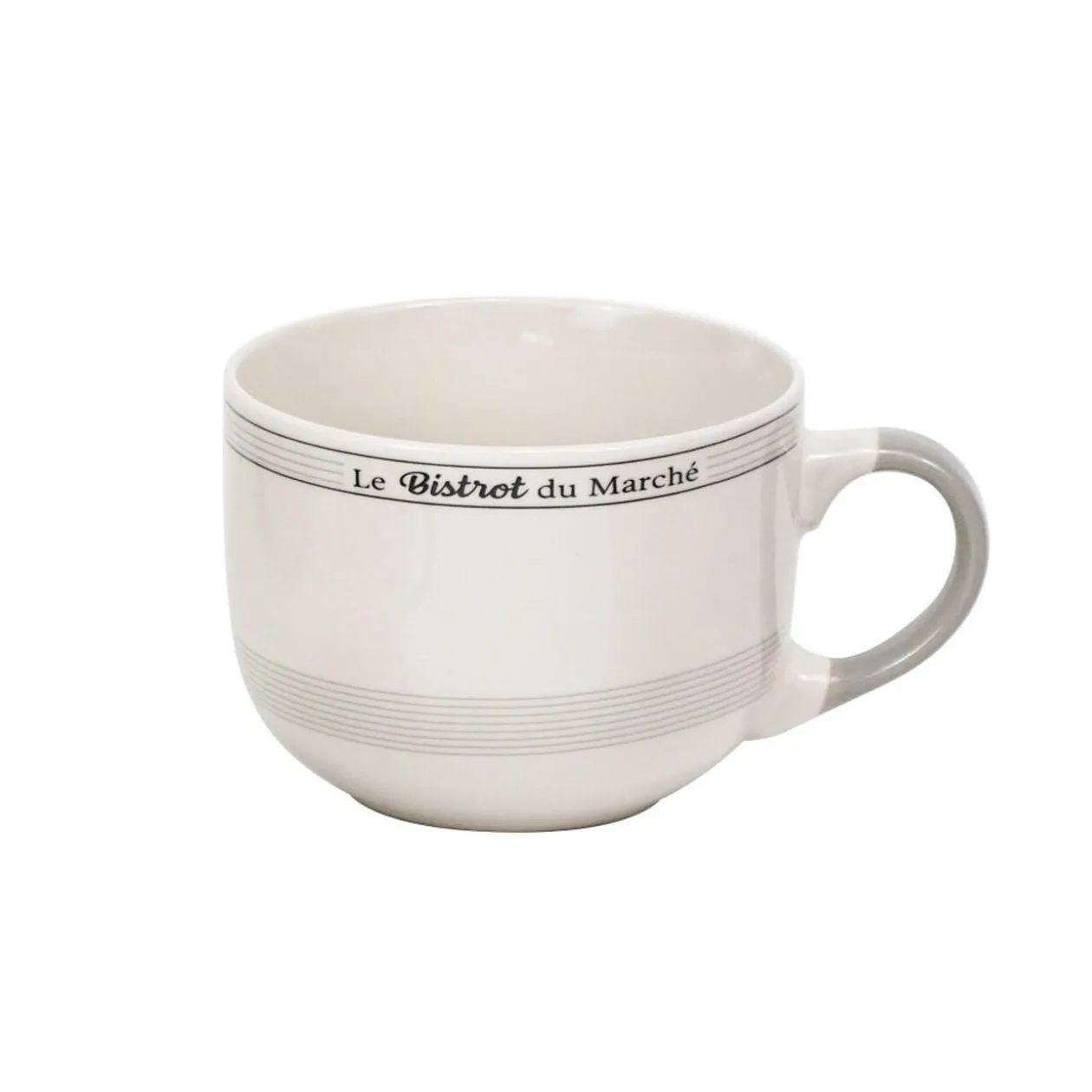 Jumbo en porcelaine design Bistrot du Marché 47 cl