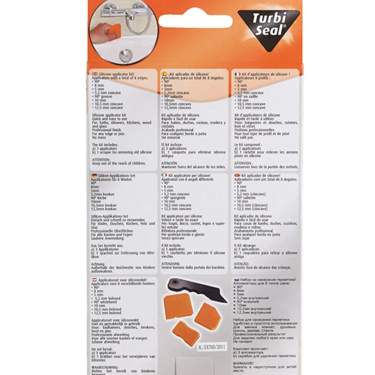 Kit d applicateurs de silicone