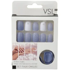 Kit de faux ongles violet