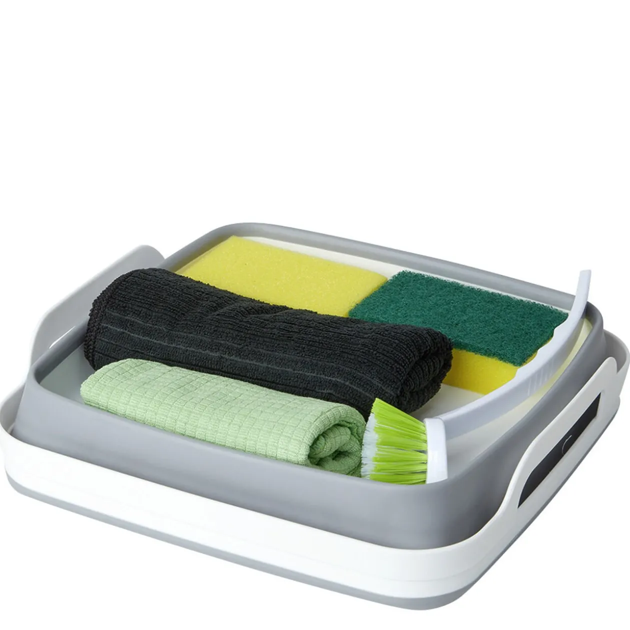 Kit de ménage bassine brosse chiffons éponges