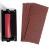 Kit ponceuse manuelle et 10 papiers abrasifs