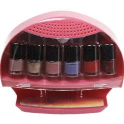 Kit sèche-ongles avec 6 vernis