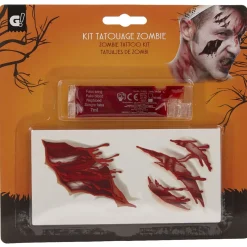 Kit tatouage zombie Halloween