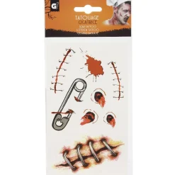 Kit tatouages cicatrices Halloween
