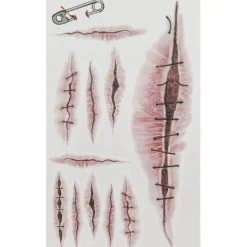 Kit tatouages cicatrices Halloween