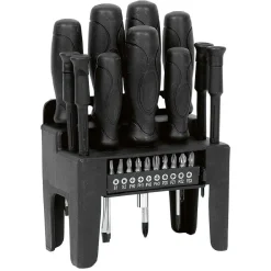 Kit tournevis 11 manches et 10 embouts magnétiques