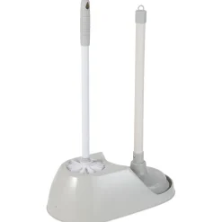 Kit WC 2 en 1 brosse et ventouse gris