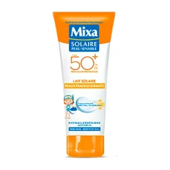 Lait solaire Mixa pour enfant peau fragile FPS50+ 100 ml