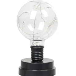 Lampe ampoule transparent et noir