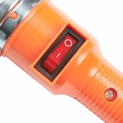 Lampe baladeuse de chantier avec crochet rotatif en métal