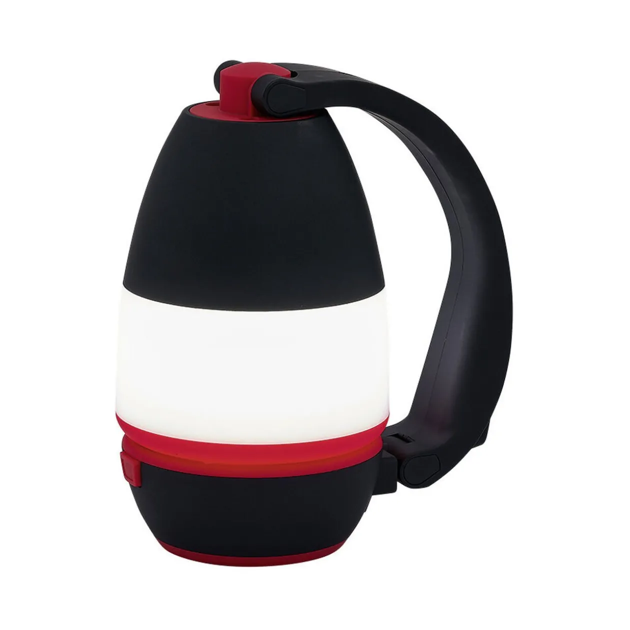 Lampe brico pliable 3en1 noir rouge blanc