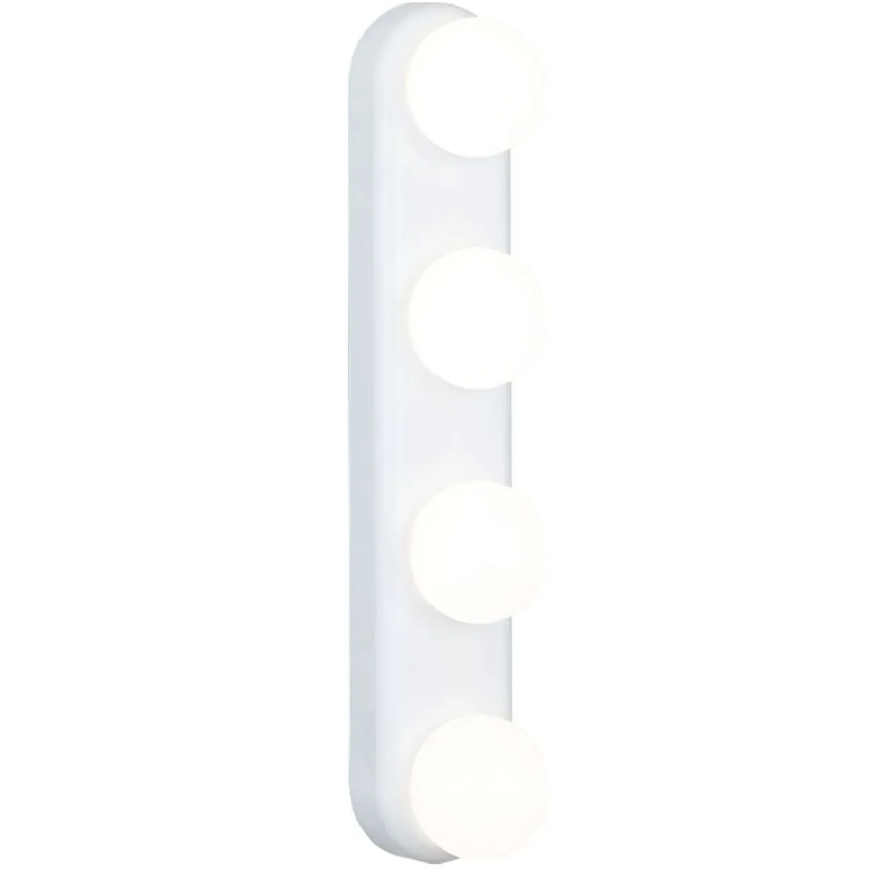 Lampe de miroir 4 spots blanc