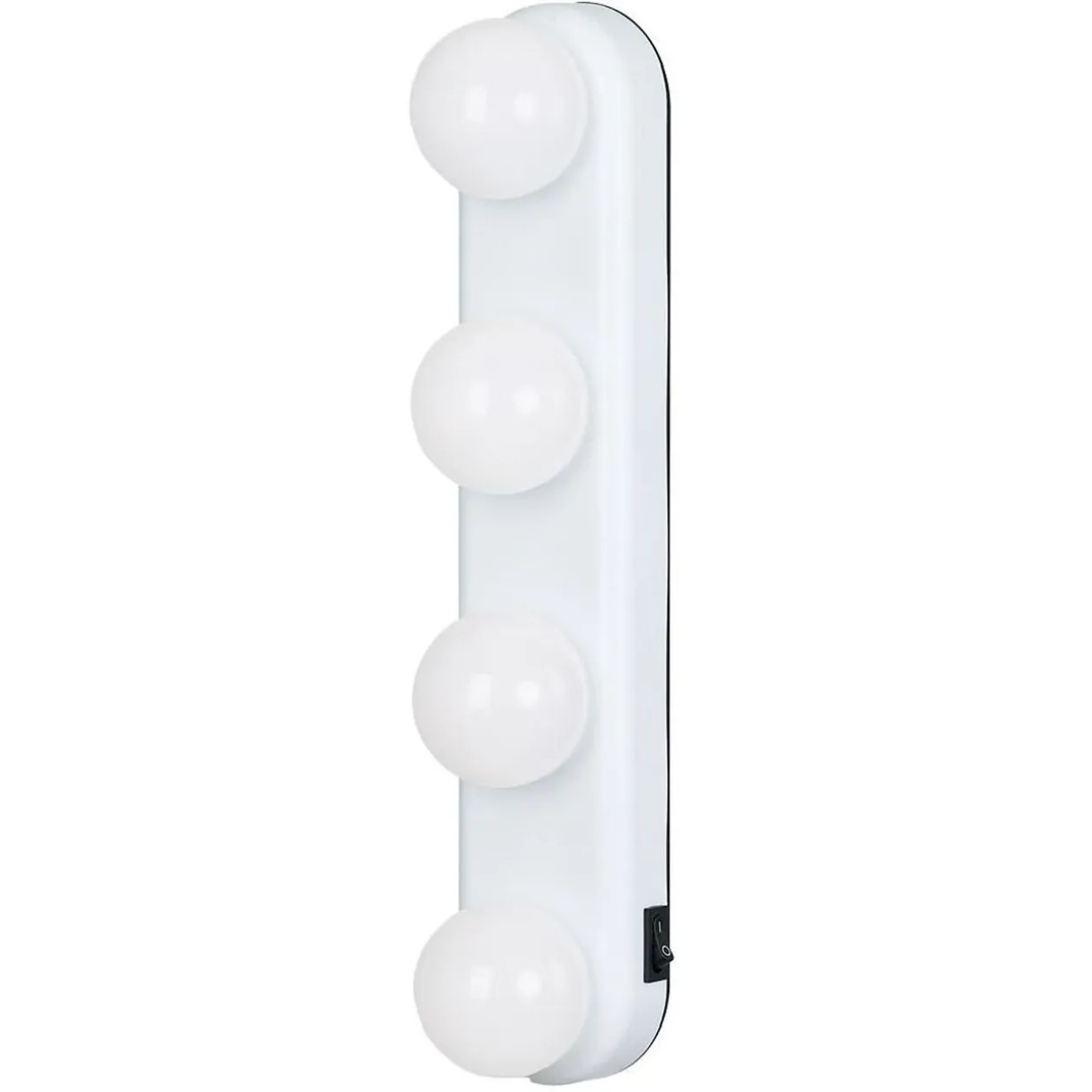 Lampe de miroir 4 spots blanc