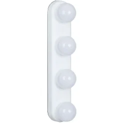 Lampe de miroir 4 spots blanc