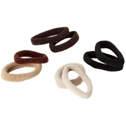 Élastique en mousse noir marron beige x8