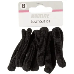 Élastique en mousse noir épais x8