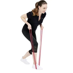 Élastique fitness force 7 à 16 rouge