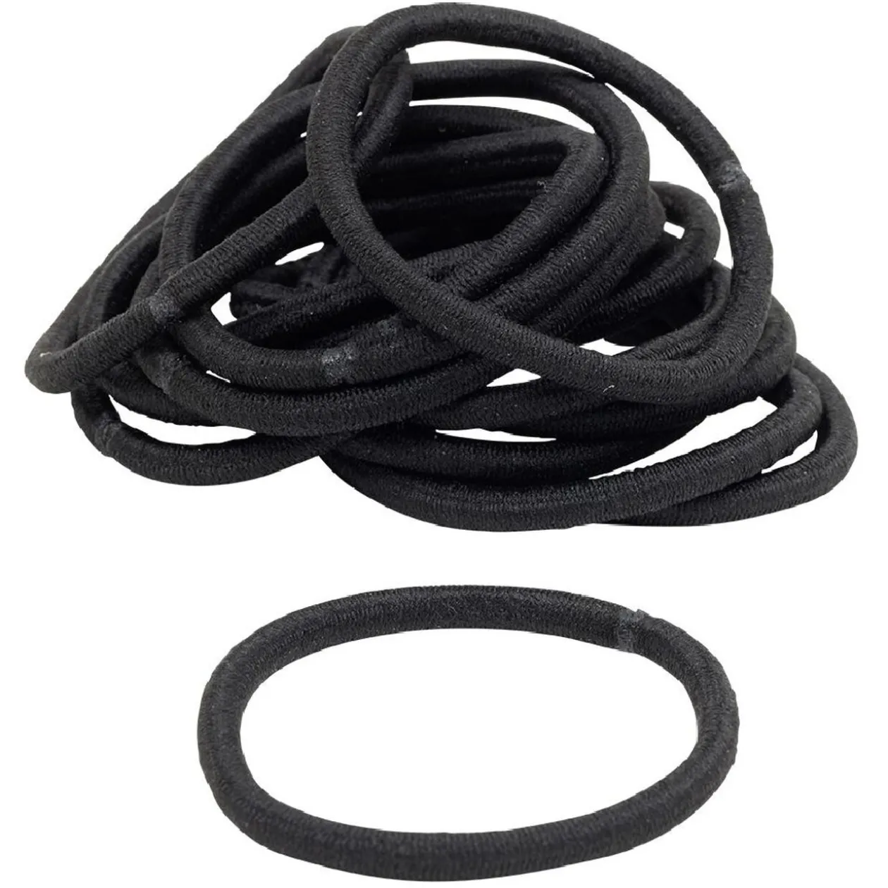 Élastique noir sans métal x15