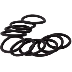 Élastique sans métal noir épais x10