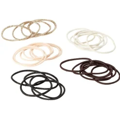 Élastique sans métal unis fins fil brillant x8