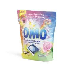 Lessive capsule OMO fleur de rose 42 pods
