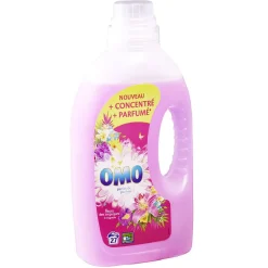 Lessive liquide OMO 27 lavages fleurs des tropiques et magnolia