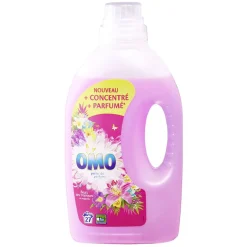Lessive liquide OMO 27 lavages fleurs des tropiques et magnolia