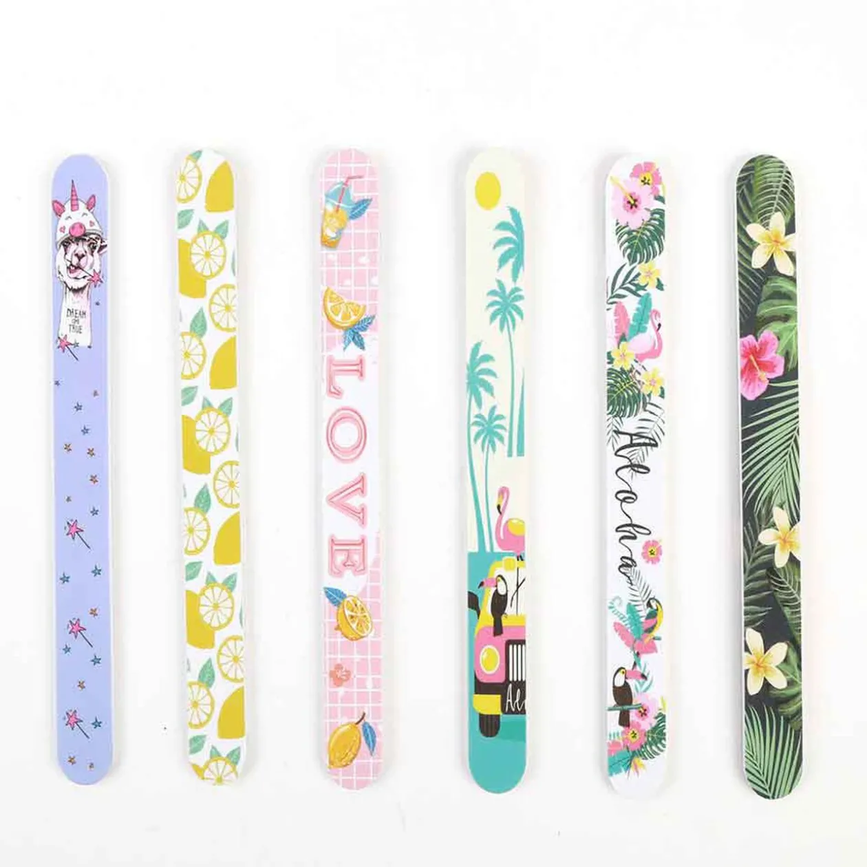 Lime à ongles design coloré