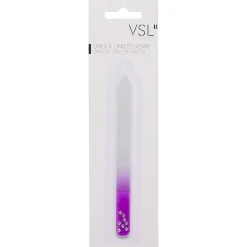 Lime à ongles en verre avec strass