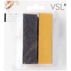Limes à ongles avec face polissoir x2