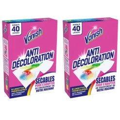 Lingette antidécoloration Vanish 80 lavages