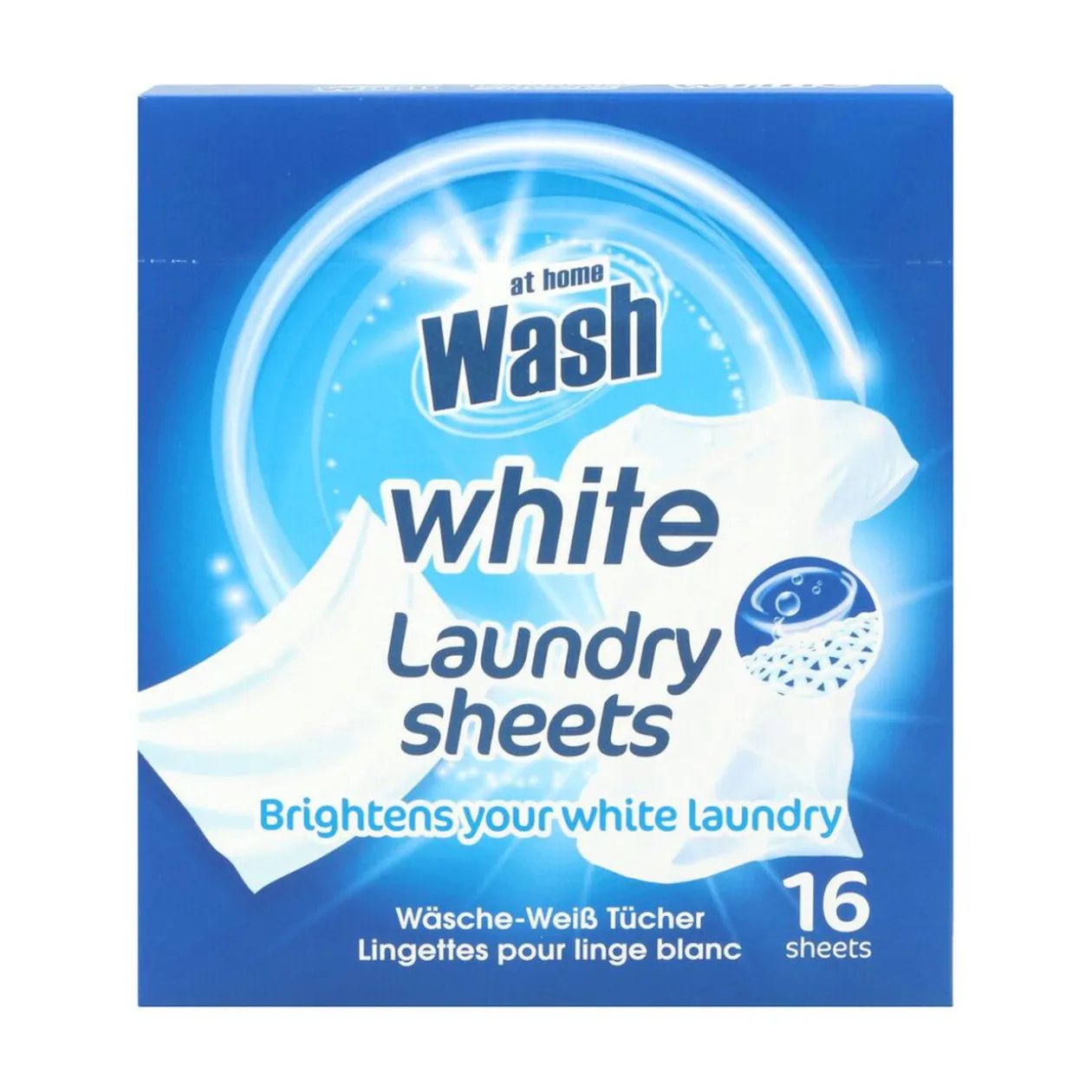 Lingette anti-décoloration linge blanc x16