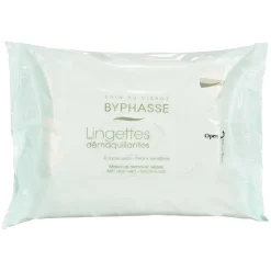 Lingette démaquillante Byphasse peaux sensibles x20