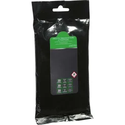 Lingette nettoyante pour plastique auto/vélo x20