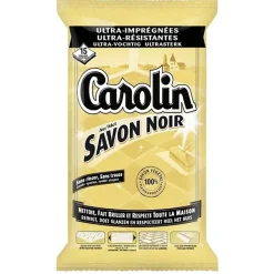 Lingette sepillère Carolin au savon noir 100% végétal x15