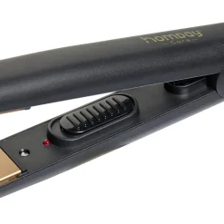 Lisseur et sèche cheveux en plastique noir