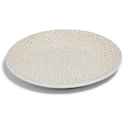 Lot de 4 assiettes à dessert rondes porcelaine Ø19 cm